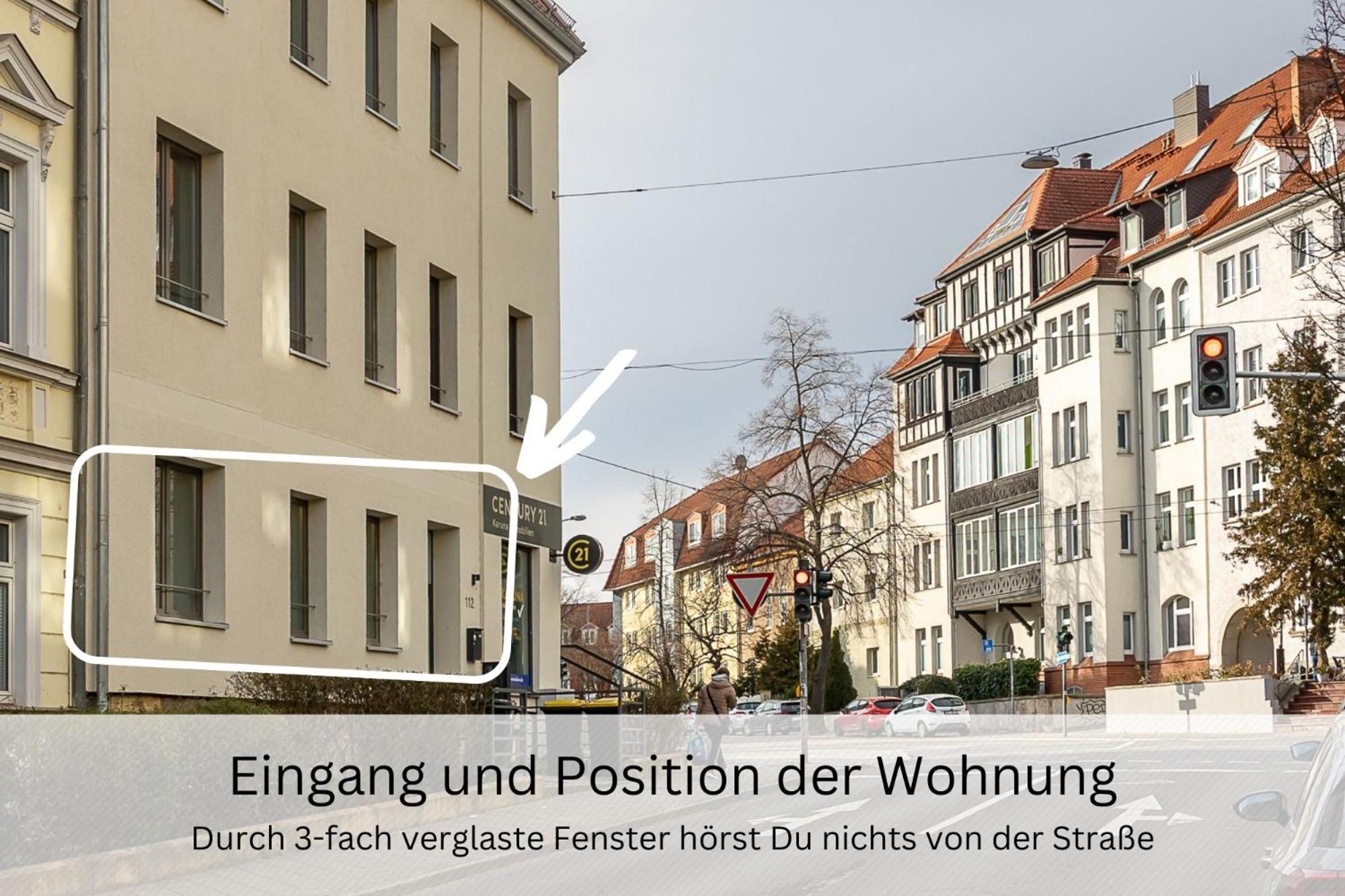 Bohnapartments - Altstadtoase - Balkon Und Garten - Wlan 埃尔福特 外观 照片