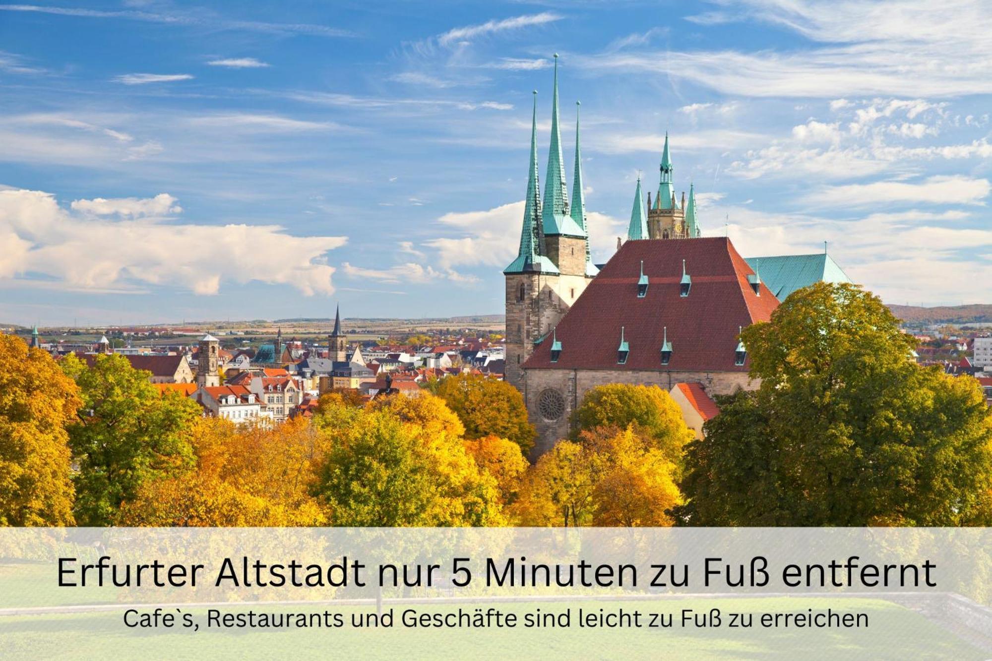 Bohnapartments - Altstadtoase - Balkon Und Garten - Wlan 埃尔福特 外观 照片