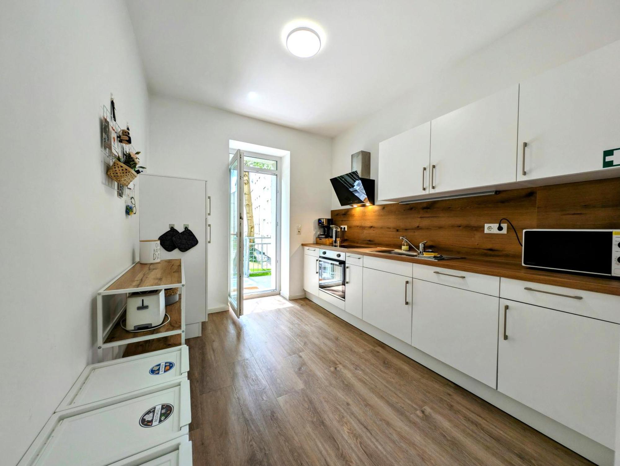 Bohnapartments - Altstadtoase - Balkon Und Garten - Wlan 埃尔福特 外观 照片