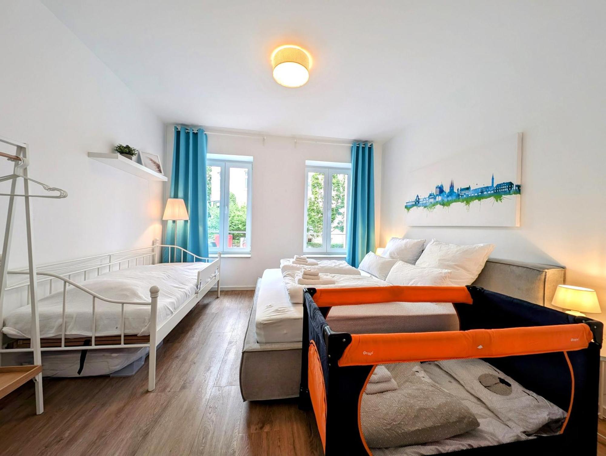 Bohnapartments - Altstadtoase - Balkon Und Garten - Wlan 埃尔福特 外观 照片