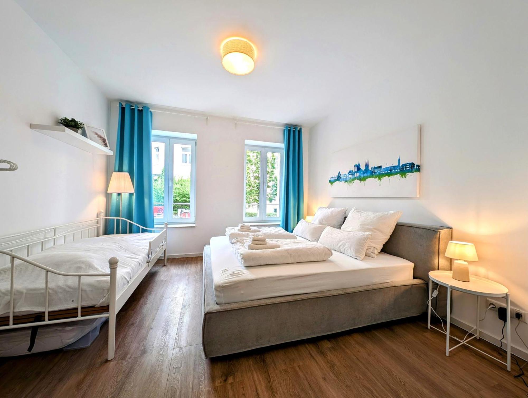 Bohnapartments - Altstadtoase - Balkon Und Garten - Wlan 埃尔福特 外观 照片